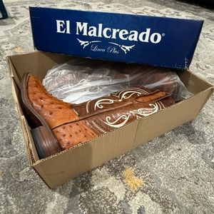 New Exotic Ostrich Cowboy Boots